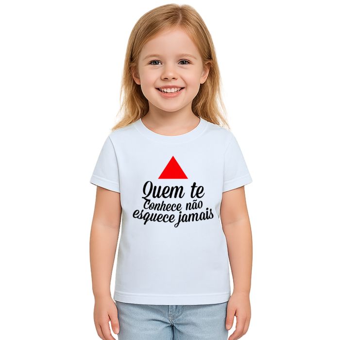 Camiseta MG Quem Te Conhece Não Esquece Jamais Personalizada
