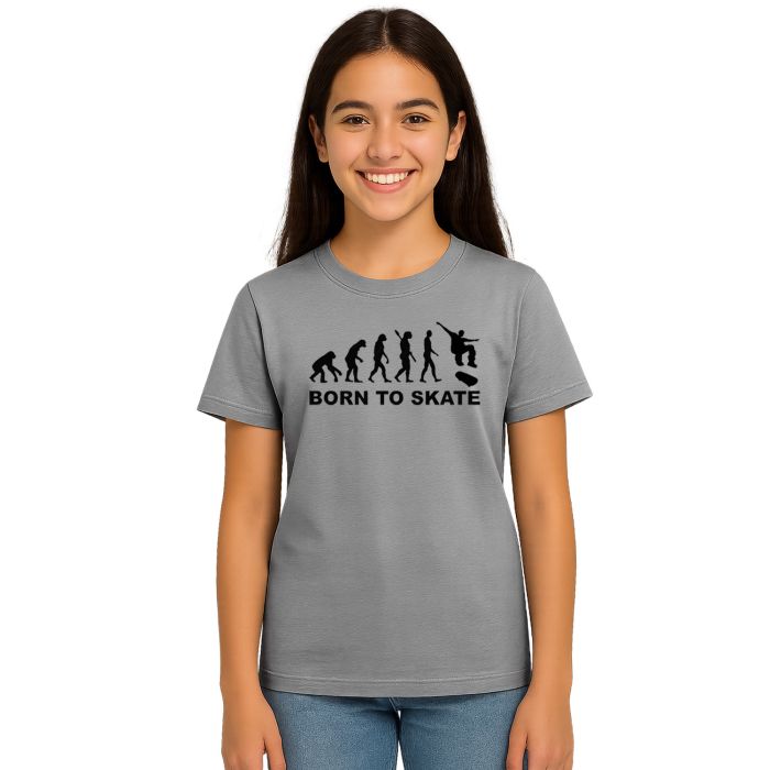 Camiseta Born To Skate Sk8 Skatista Estampa Personalizada