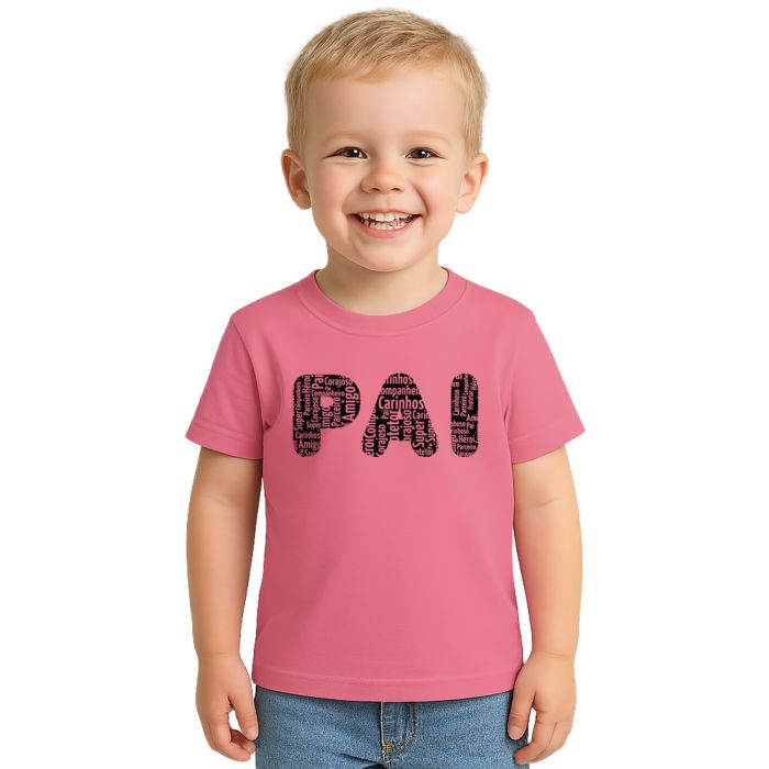 Camiseta Pai Frases Dia dos Pais Estampa Personalizada