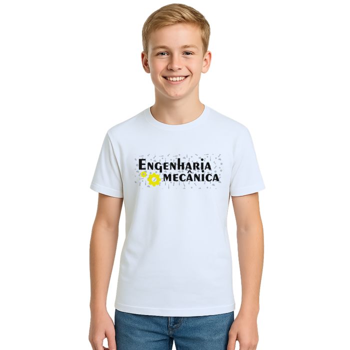 Camiseta Engenharia Mecânica Ferramentas Personalizada