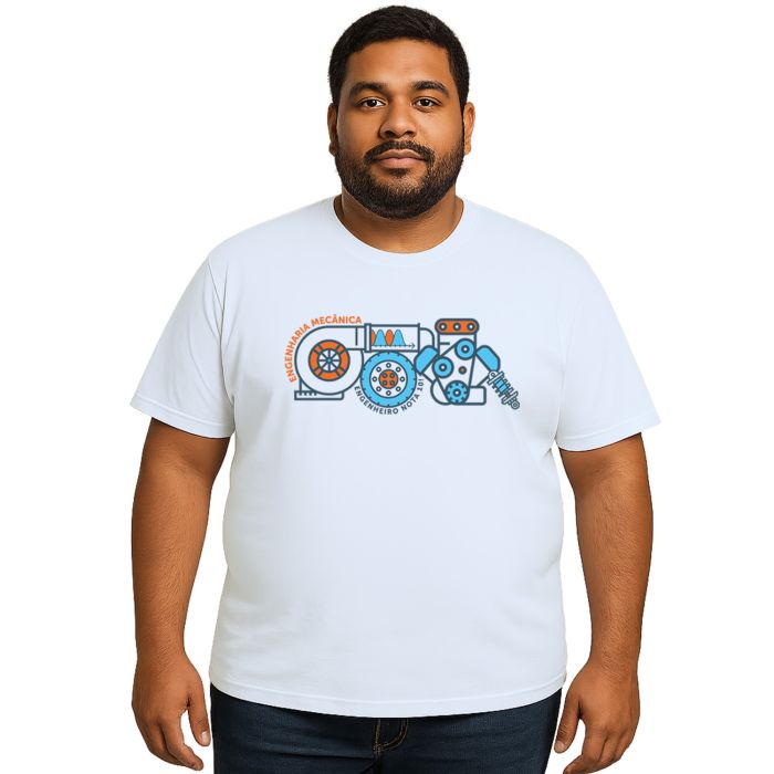 Camiseta Engenharia Mecânica Engenheiro Nota Personalizada