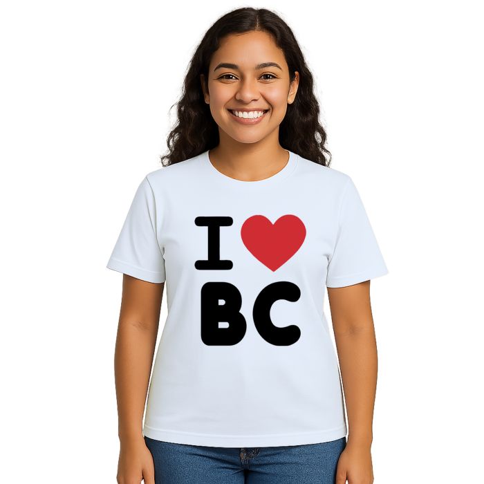 Camiseta Eu Amo BC I Love Balneário Camboriú Personalizada