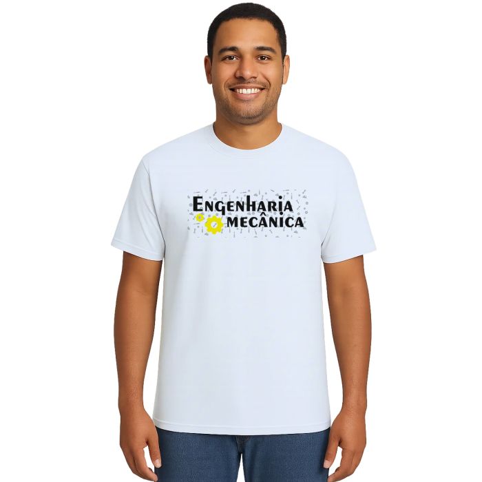 Camiseta Engenharia Mecânica Ferramentas Personalizada