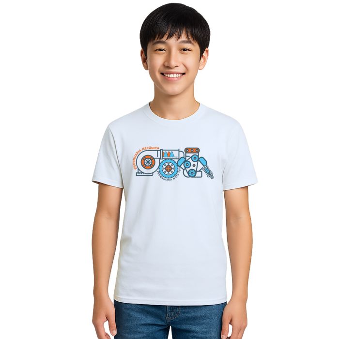 Camiseta Engenharia Mecânica Engenheiro Nota Personalizada