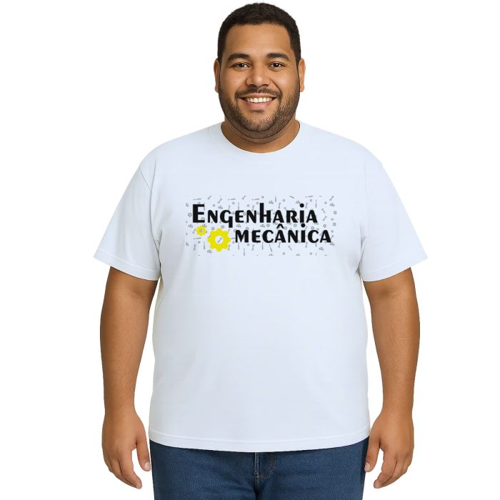 Camiseta Engenharia Mecânica Ferramentas Personalizada