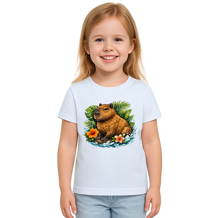 Camiseta Capivara Floresta Estampa Personalizada