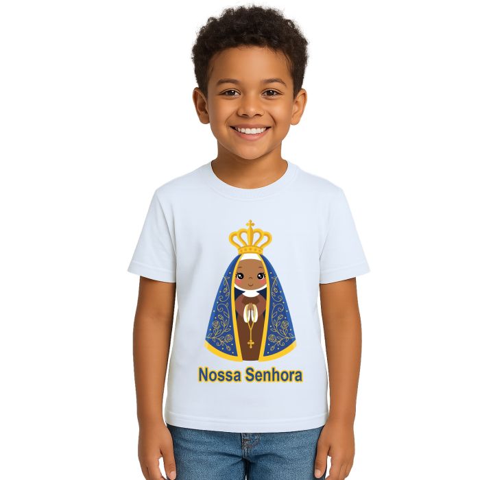 Camiseta Nossa Senhora Senhorinha Aparecida Personalizada