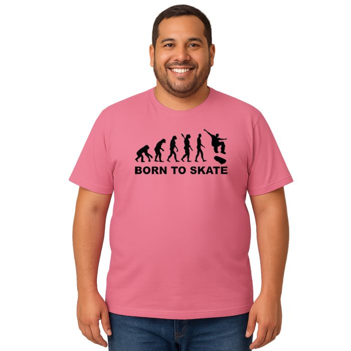 Camiseta Born To Skate Sk8 Skatista Estampa Personalizada