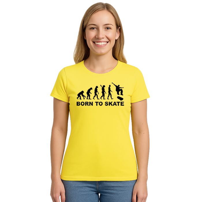 Camiseta Born To Skate Sk8 Skatista Estampa Personalizada