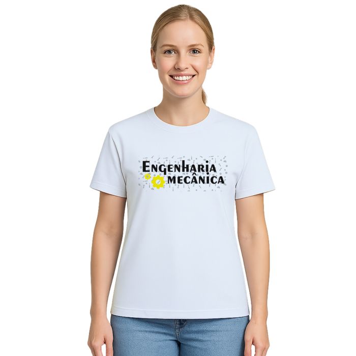 Camiseta Engenharia Mecânica Ferramentas Personalizada