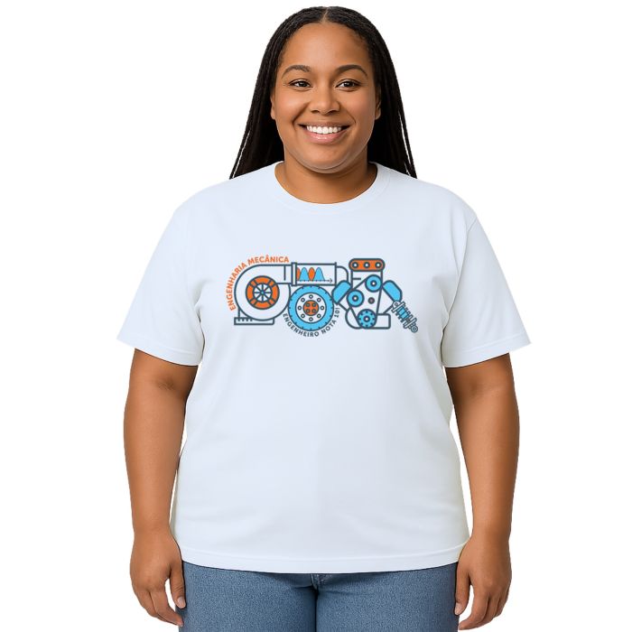 Camiseta Engenharia Mecânica Engenheiro Nota Personalizada