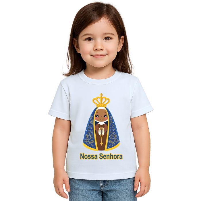 Camiseta Nossa Senhora Senhorinha Aparecida Personalizada