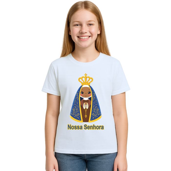 Camiseta Nossa Senhora Senhorinha Aparecida Personalizada