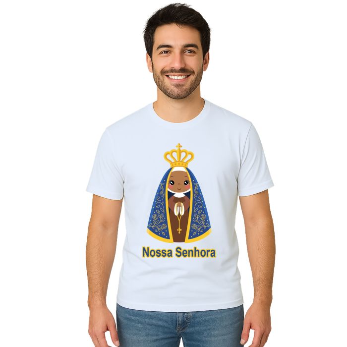 Camiseta Nossa Senhora Senhorinha Aparecida Personalizada