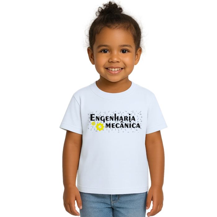 Camiseta Engenharia Mecânica Ferramentas Personalizada