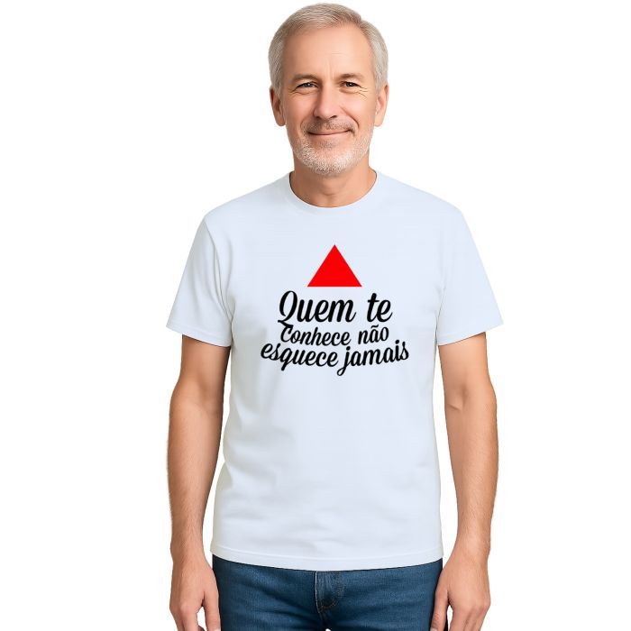 Camiseta MG Quem Te Conhece Não Esquece Jamais Personalizada