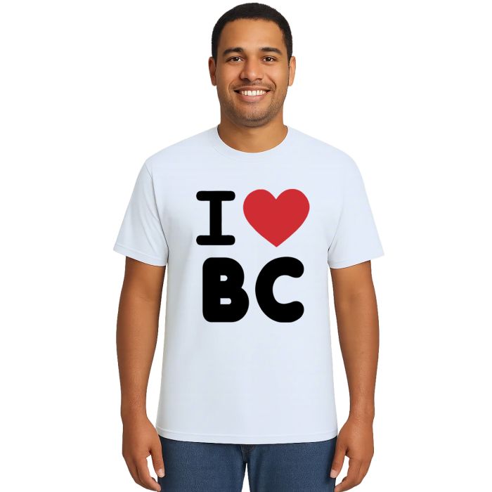 Camiseta Eu Amo BC I Love Balneário Camboriú Personalizada