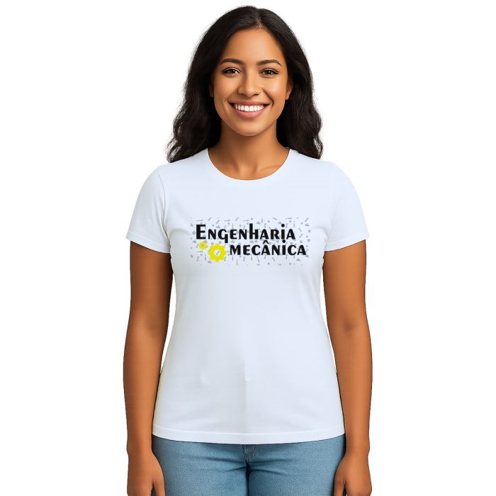 Camiseta Engenharia Mecânica Ferramentas Personalizada