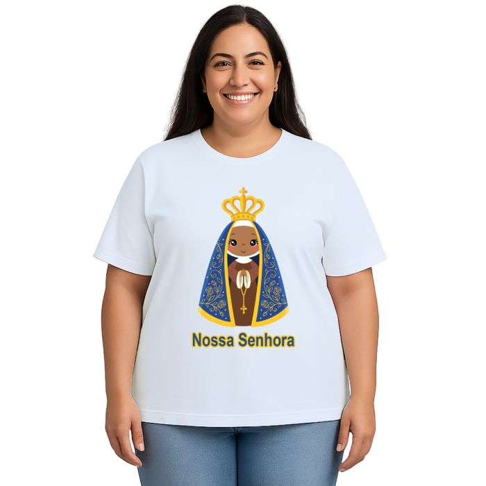 Camiseta Nossa Senhora Senhorinha Aparecida Personalizada