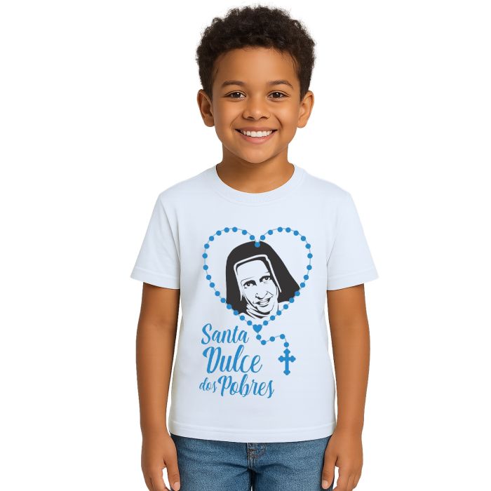Camiseta Santa Dulce dos Pobres Estampa Personalizada