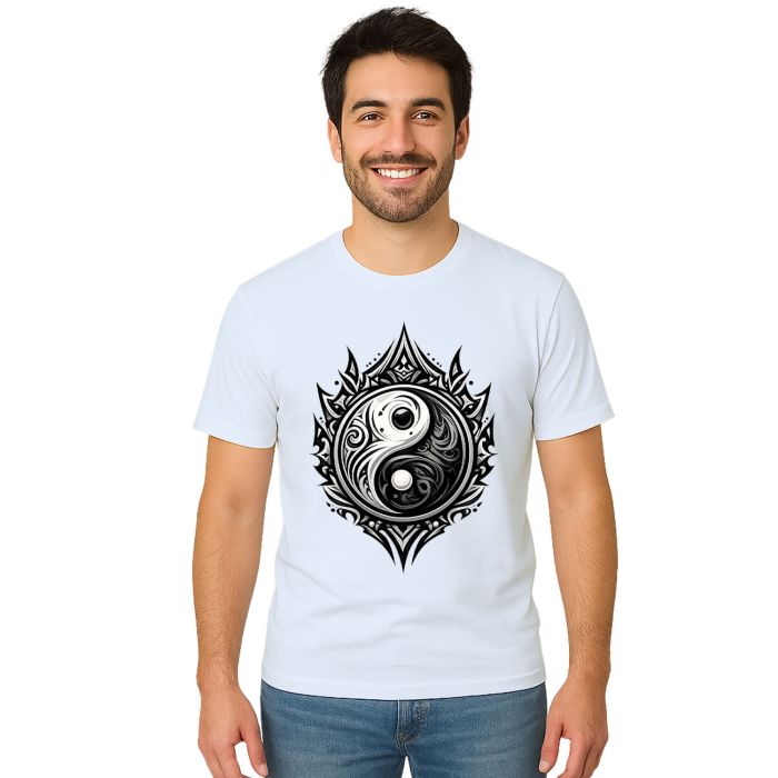 Camiseta Yin Yang Taijitu Taoismo Estampa Personalizada