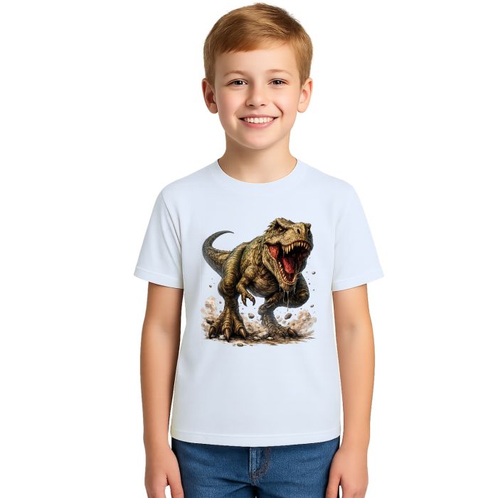 Camiseta Dinossauro Tiranossauro Rex T-Rex Personalizada