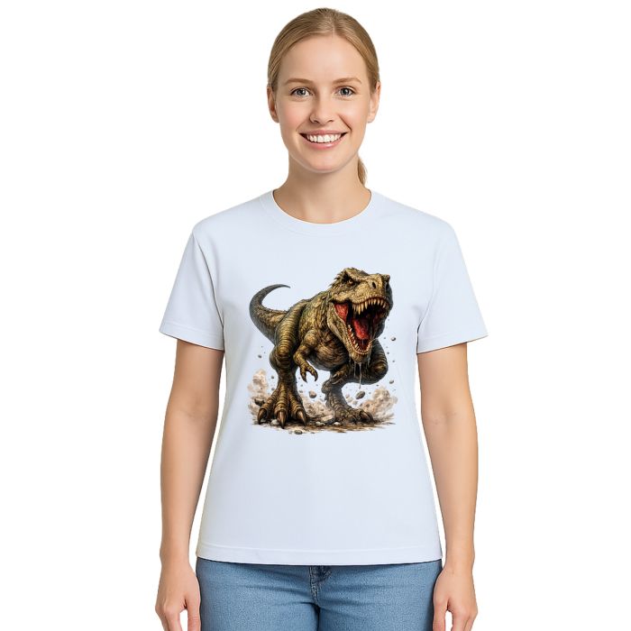 Camiseta Dinossauro Tiranossauro Rex T-Rex Personalizada