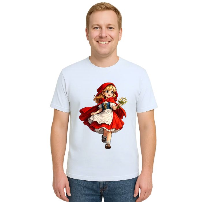 Camiseta Chapeuzinho Vermelho Bouquet Estampa Personalizada