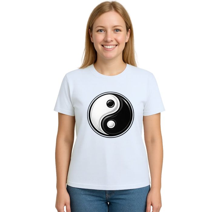 Camiseta Yin Yang Taijitu Xiantian Estampa Personalizada