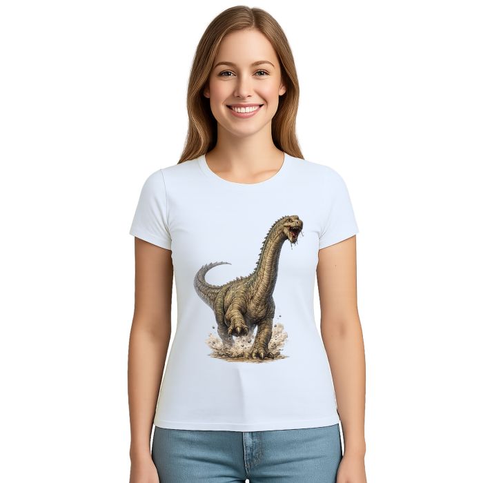 Camiseta Dinossauro Braquiossauro Estampa Personalizada