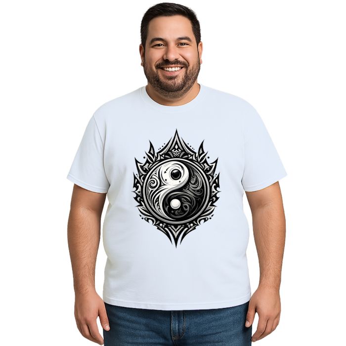 Camiseta Yin Yang Taijitu Taoismo Estampa Personalizada