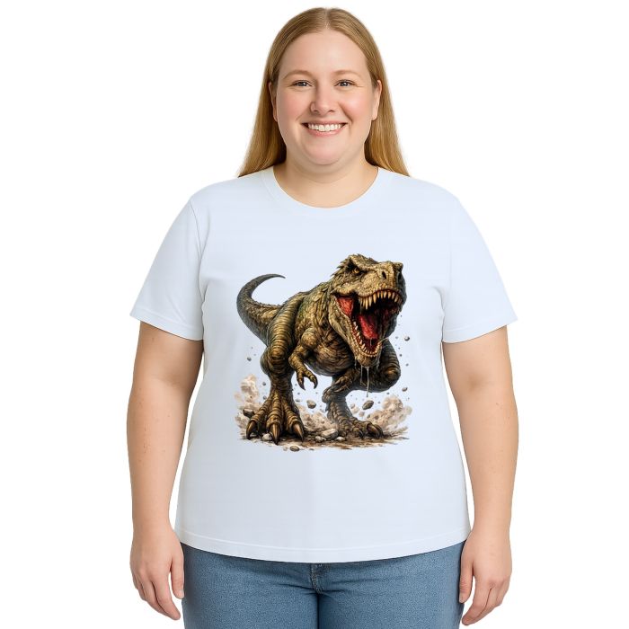 Camiseta Dinossauro Tiranossauro Rex T-Rex Personalizada