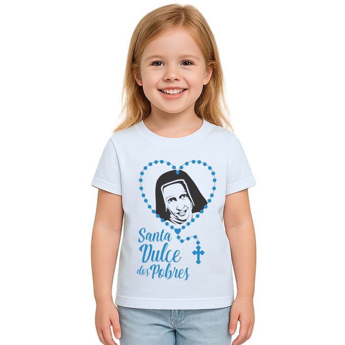 Camiseta Santa Dulce dos Pobres Estampa Personalizada