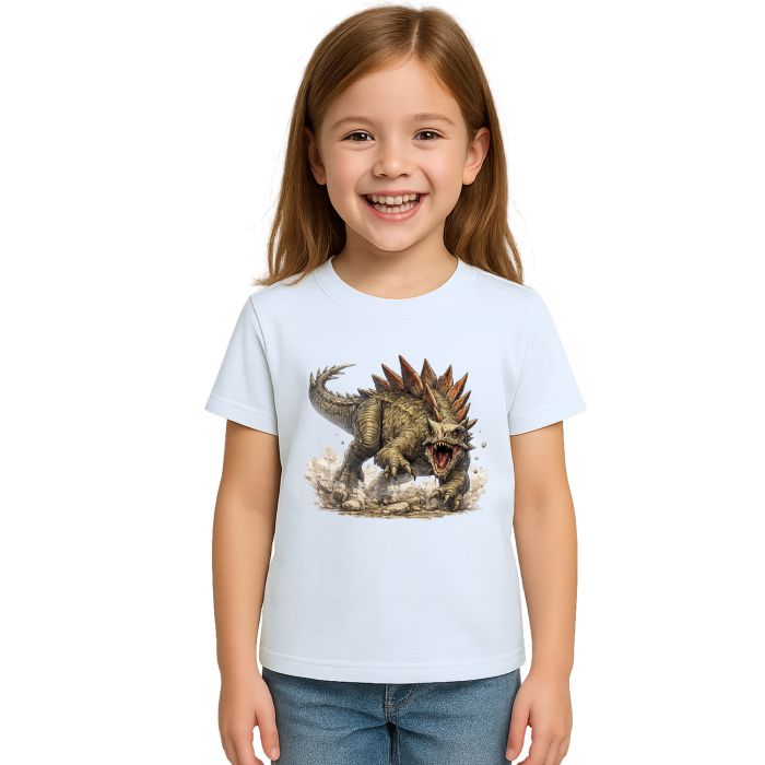 Camiseta Dinossauro Estegossauro Estampa Personalizada