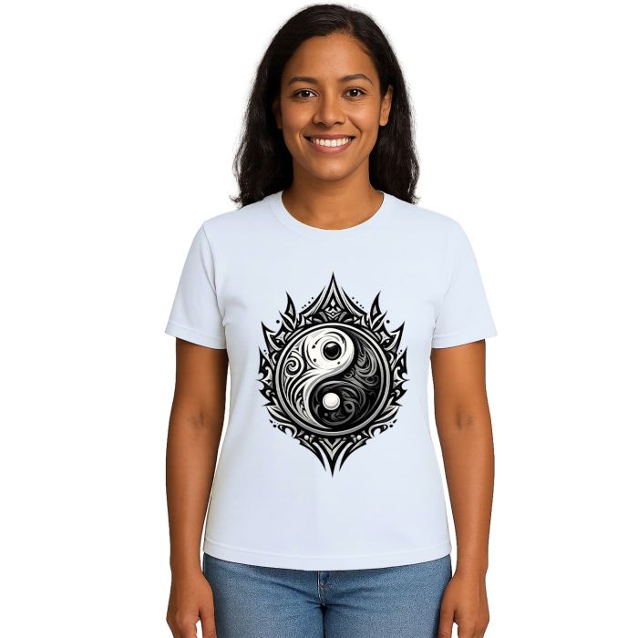 Camiseta Yin Yang Taijitu Taoismo Estampa Personalizada
