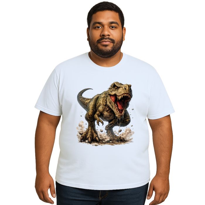Camiseta Dinossauro Tiranossauro Rex T-Rex Personalizada
