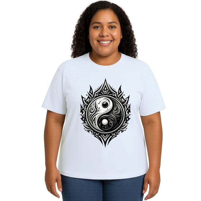 Camiseta Yin Yang Taijitu Taoismo Estampa Personalizada