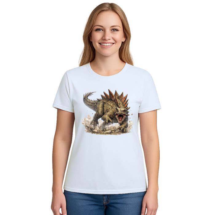 Camiseta Dinossauro Estegossauro Estampa Personalizada