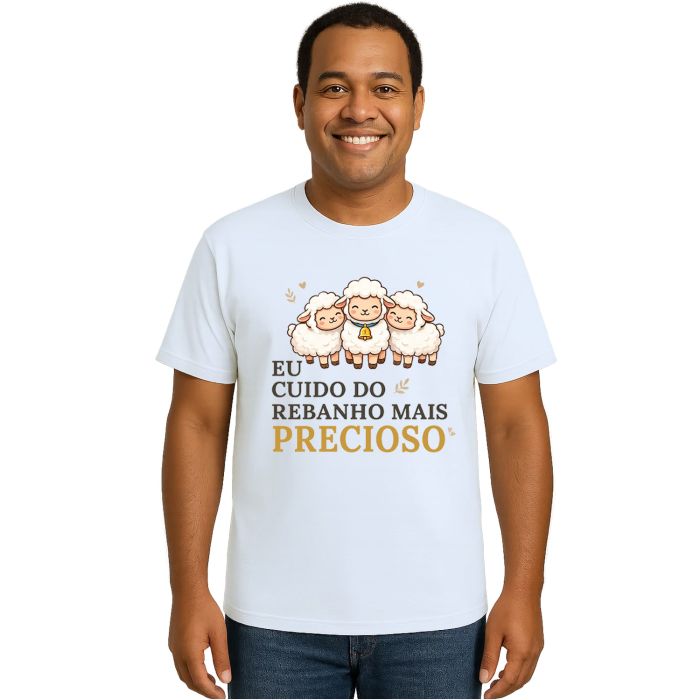 Camiseta Rebanho Mais Precioso Estampa Personalizada