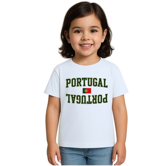 Camiseta Portugal Bandeira Estampa Personalizada