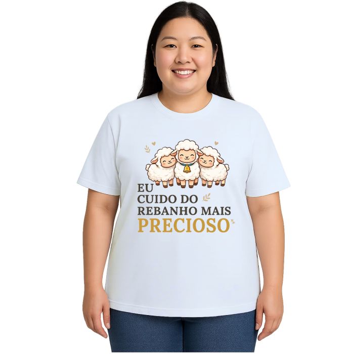 Camiseta Rebanho Mais Precioso Estampa Personalizada