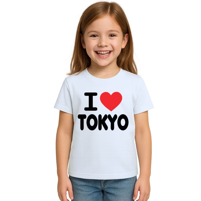 Camiseta Eu Amo Tokyo I Love JP Japan Estampa Personalizada