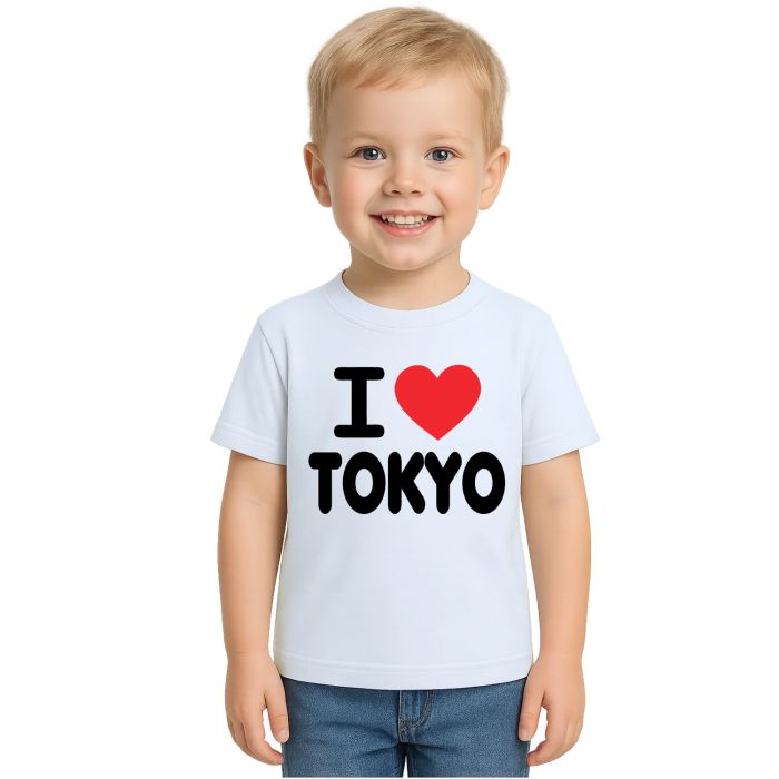 Camiseta Eu Amo Tokyo I Love JP Japan Estampa Personalizada