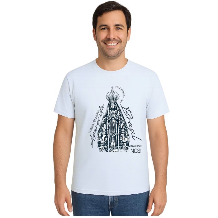 Camiseta Padroeira do Brasil Nossa Senhora Personalizada