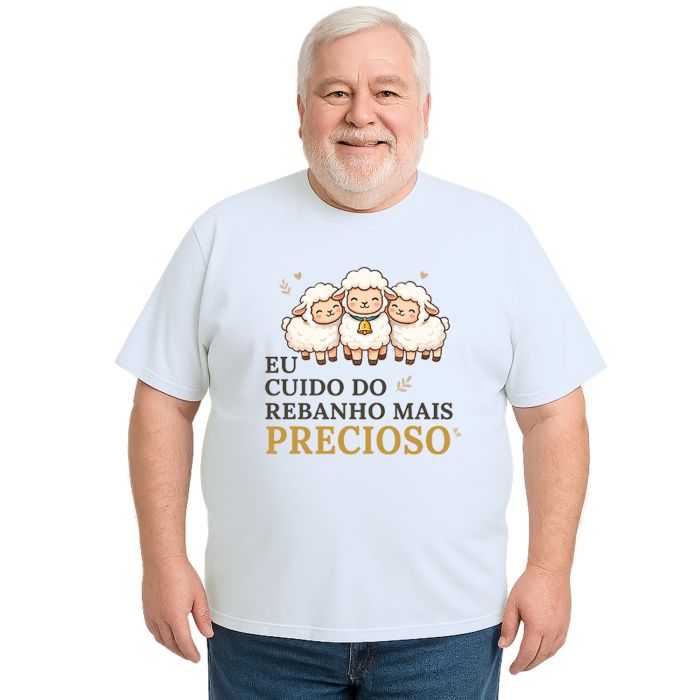 Camiseta Rebanho Mais Precioso Estampa Personalizada