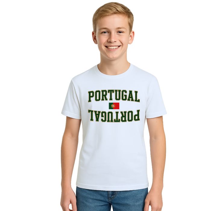Camiseta Portugal Bandeira Estampa Personalizada