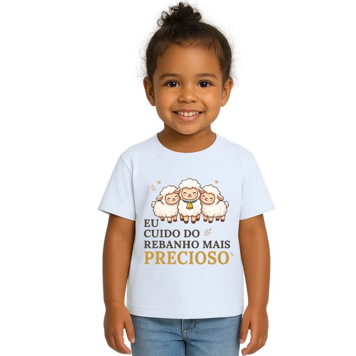 Camiseta Rebanho Mais Precioso Estampa Personalizada