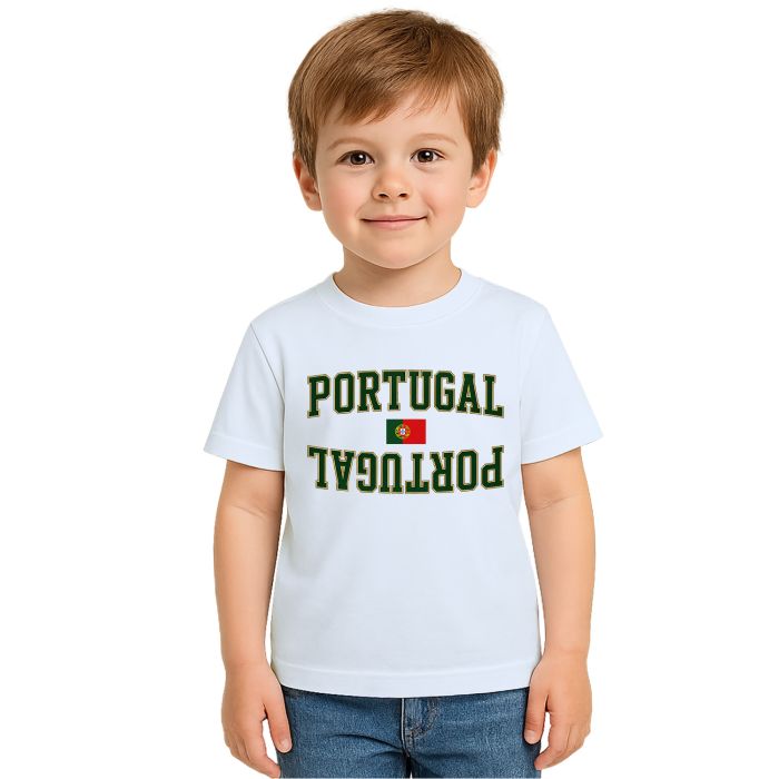 Camiseta Portugal Bandeira Estampa Personalizada
