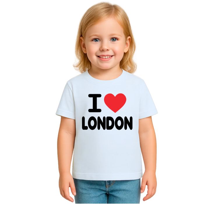 Camiseta Eu Amo Londres I Love London Estampa Personalizada