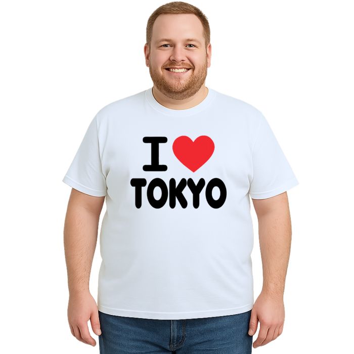 Camiseta Eu Amo Tokyo I Love JP Japan Estampa Personalizada